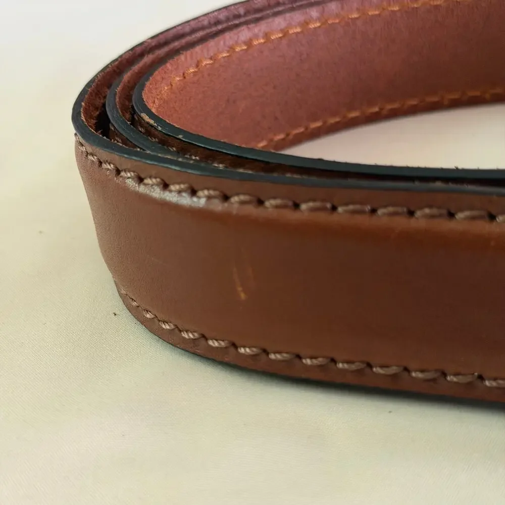 Paul Lawrence Brown Genuine Italian Leather Belt Men's 35